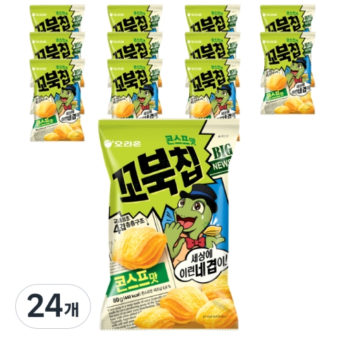 오리온 꼬북칩 콘스프맛 80g 24개_이미지