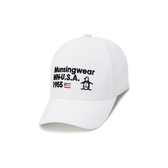 먼싱웨어 시그니처 볼캡 MR121MCP11_WHTE_이미지