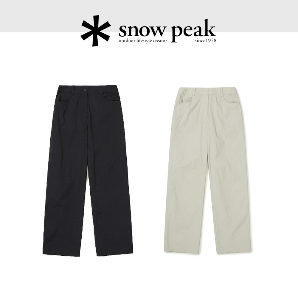 스노우피크 워크 세미 와이드 팬츠 S25MWFPT15DC_이미지