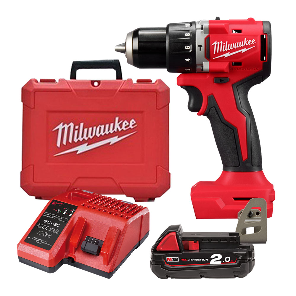 밀워키  M18 BLPDRC (2.0Ah, 배터리 1개)