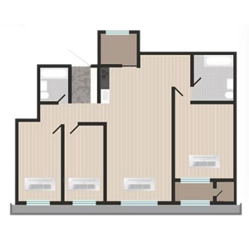 삼성전자 무풍에어컨 36평 4실(18+6+6+6평) + 비스포크 큐브 에어 (기본설치비 포함)_이미지