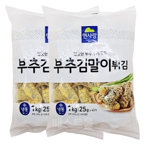 면사랑 부추김말이튀김 25g 40개입 1kg 2개_이미지