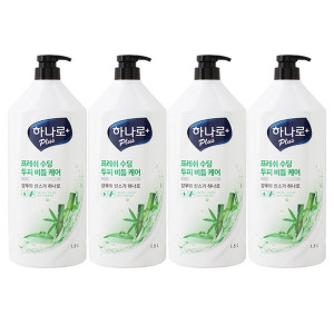 하나로 플러스 프레쉬 수딩 비듬 케어 샴푸 1500ml (4개)_이미지