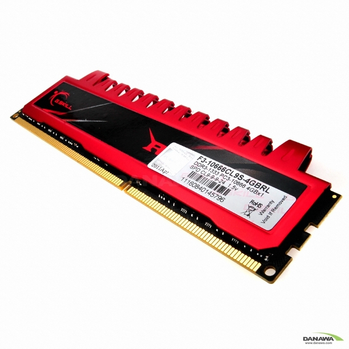 G.SKILL DDR3 4G PC3-10666 CL9 RIPJAWS RL �������