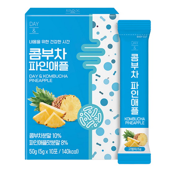 참앤들황토농원 데이앤 콤부차 파인애플 10T (4개)