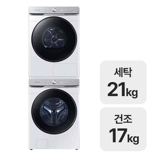 삼성전자 그랑데 AI WF21T6500KW + DV17T8740BW_이미지