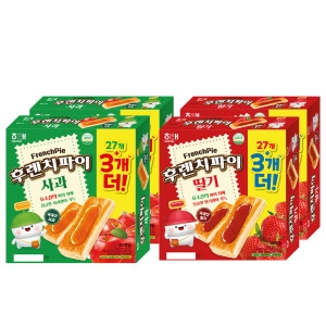 후렌치파이 딸기 27+3 2개 + 후렌치파이 사과 27+3 2개
