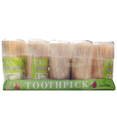 우리무역  가는대나무요지 원형통 10p_이쑤시개