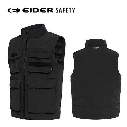 워크웨어 EIDER SAFETY 코듀라 패딩 베스트 공구걸이 작업조끼 VE-F2547_이미지