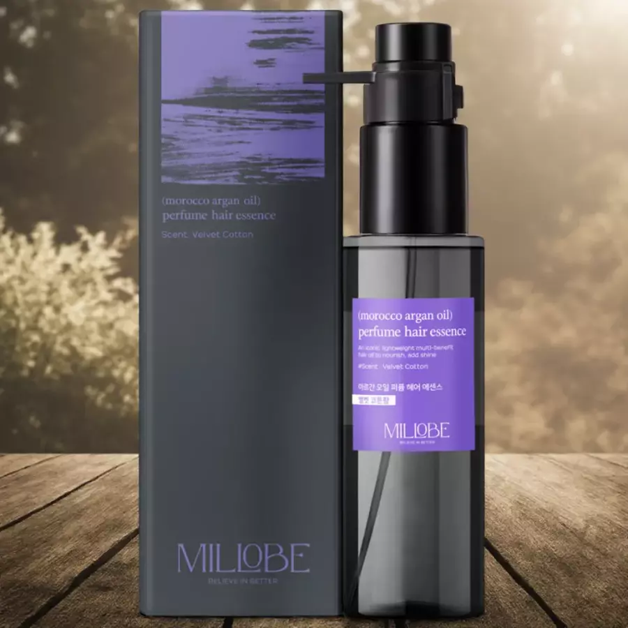 밀로베 아르간 오일 퍼퓸 헤어에센스 벨벳코튼향 100ml (1개)_이미지