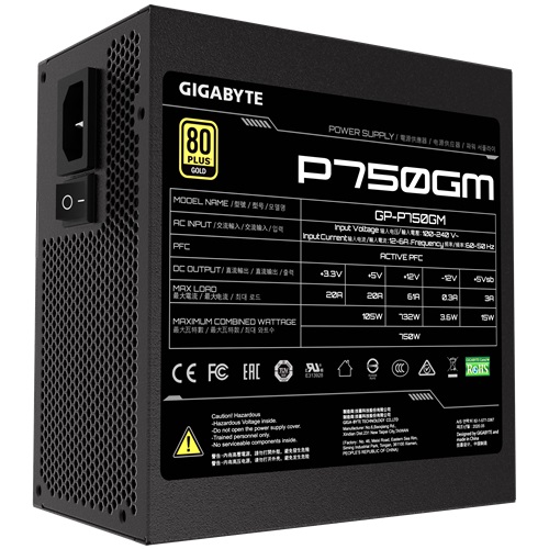 GIGABYTE P750GM 80PLUS��� Ǯ��ⷯ
