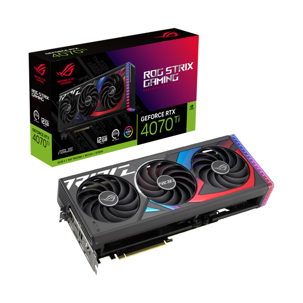 ASUS ROG STRIX 지포스 RTX 4070 Ti GAMING D6X 12GB 인텍앤컴퍼니