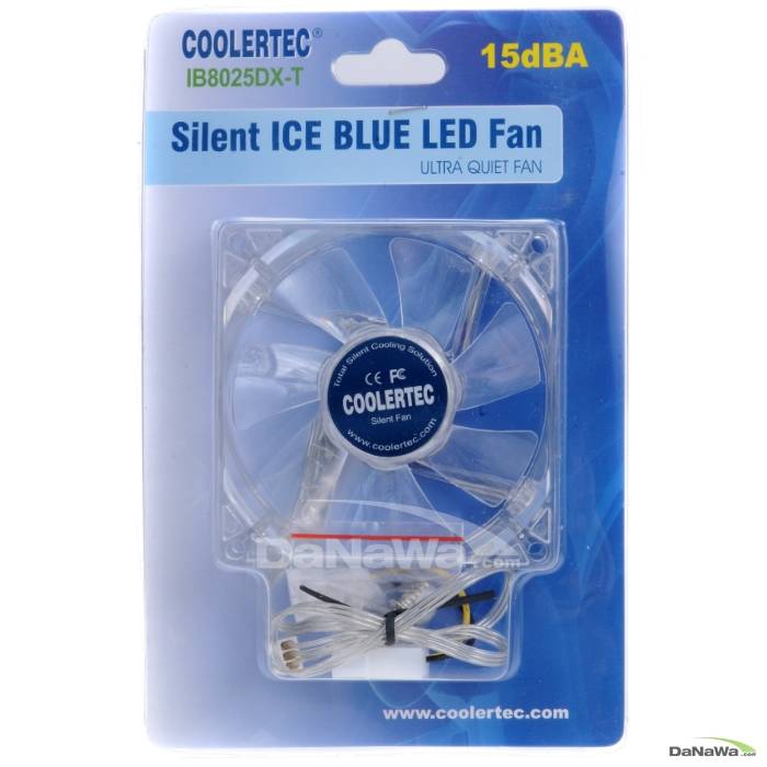 COOLERTEC IB8025 블루 LED_이미지