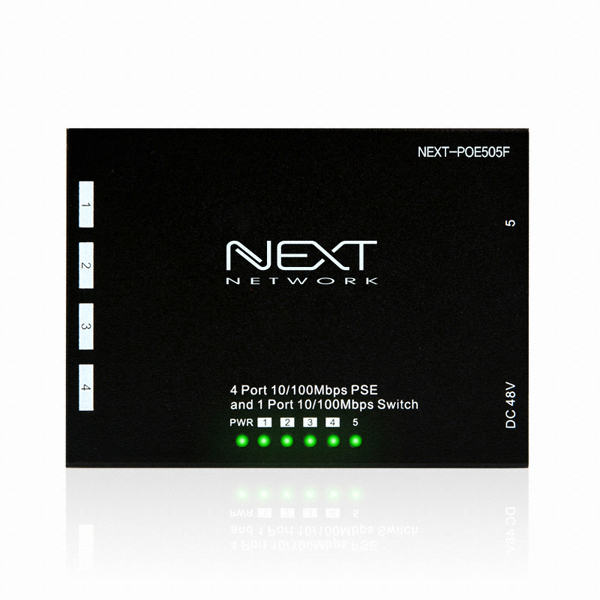 이지넷유비쿼터스 넥스트 NEXT-POE505F PoE 스위치허브_이미지