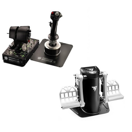Thrustmaster HOTAS Warthog 플라이트 스틱 (+TPR 루더 패달)
