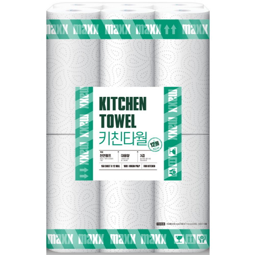 미래생활 맥스 키친타월 150매 (12입)