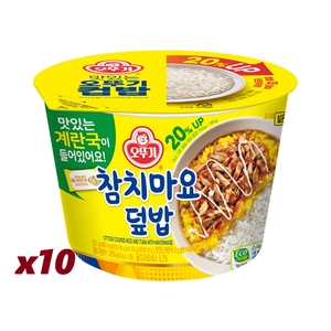 오뚜기 컵밥 참치마요덮밥 252g(+계란국) (10개)_이미지