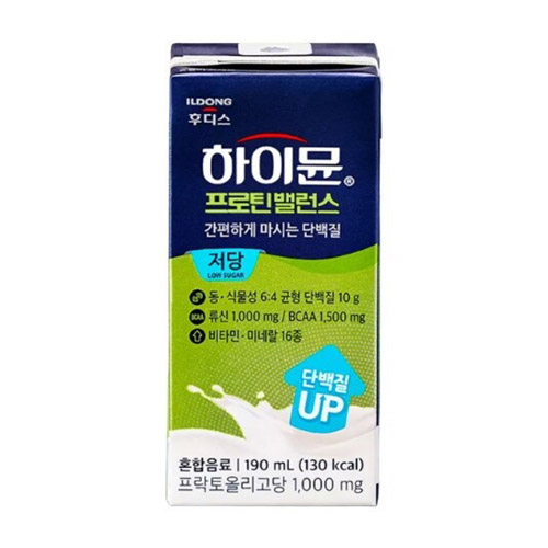 일동후디스 하이뮨 프로틴밸런스 저당 190ml (16개)_이미지