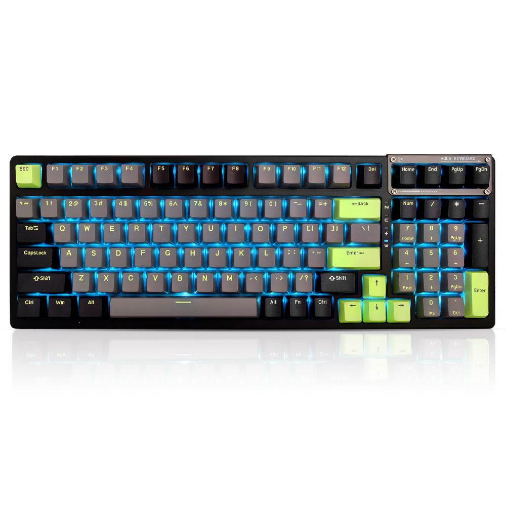 AULA F98 PBT RGB Ǯ��Ȱ ������ ���� ���� �׷��� �׸� ����