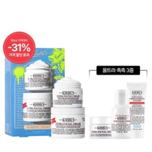키엘 2025 홀리데이 에디션 울트라 훼이셜 크림 듀오 세트 (기획세트)_이미지