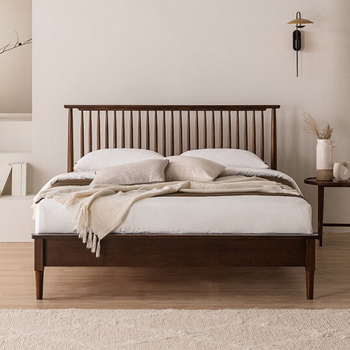  삼익가구 빌리지 원목 침대 Q [7존독립스프링]