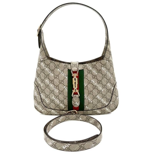 구찌 빈티지 x 발렌시아가 해커 프로젝트 1961 재키 스몰 호보백 636706 7052402