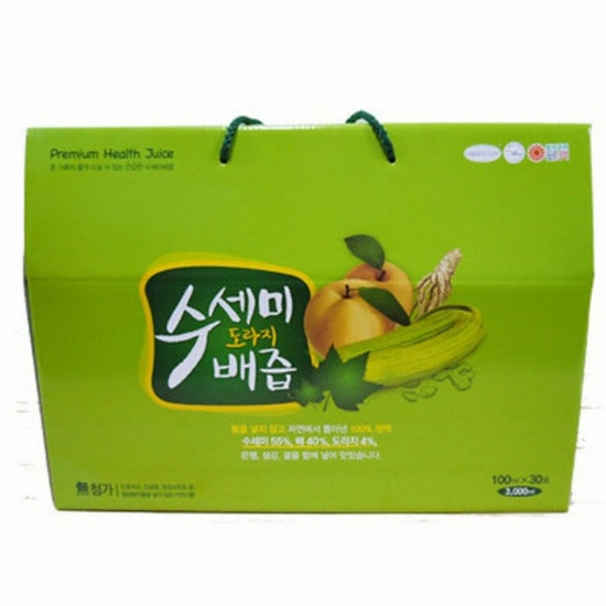 구록원 수세미 도라지 배즙 90ml 30포 (1개)_이미지