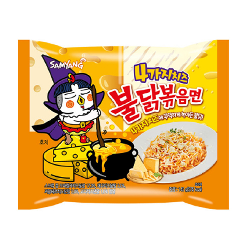 삼양식품 4가지 치즈 불닭볶음면 145g (1개)_이미지