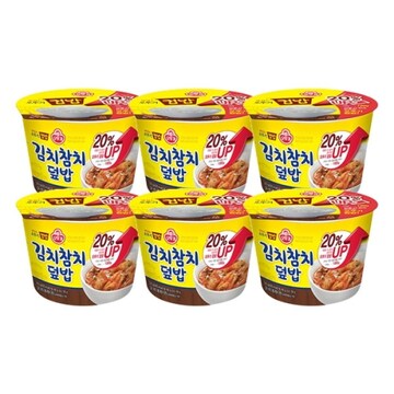 오뚜기 컵밥 김치참치덮밥 310g (6개)