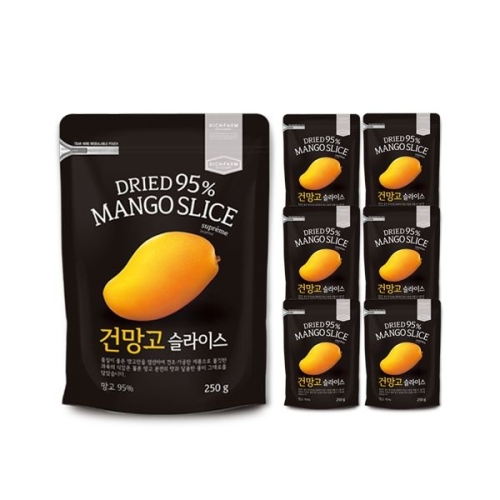 리치팜너트 건망고슬라이스 250g (7개)_이미지