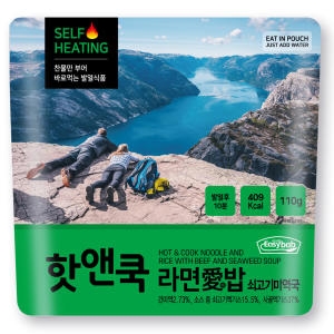 참미푸드 핫앤쿡 라면애밥 쇠고기 미역국 110g_이미지