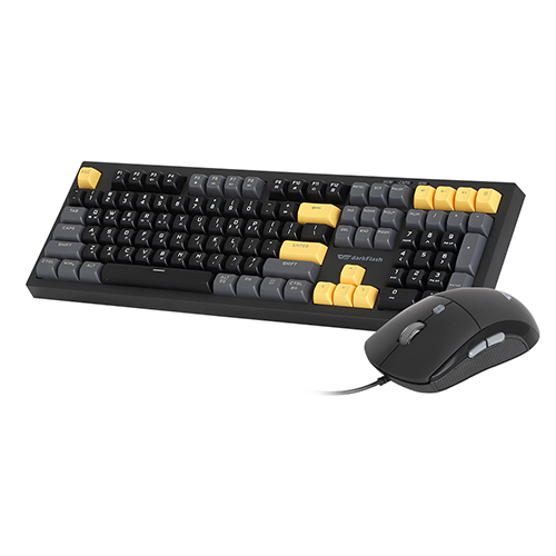 darkFlash DKM100 키보드 마우스 세트 (흑설탕)_이미지