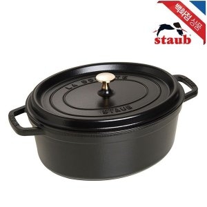 스타우브 오벌 꼬꼬떼 블랙 (31cm)_이미지