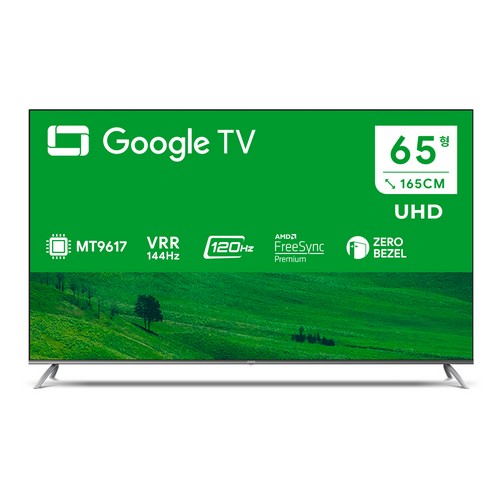 더함 스마트 65 UHD VRR144Hz 구글 시네마TV (스탠드)