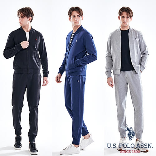 USPA US.POLO.ASSN 남성 USA코튼 이지웨어 세트 상 하의