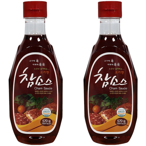 우리식품 고기엔 참소스 570g (2개)_이미지