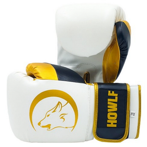 하울프 아레스 복싱글러브 좌우 세트 (화이트+골드+블랙)_이미지
