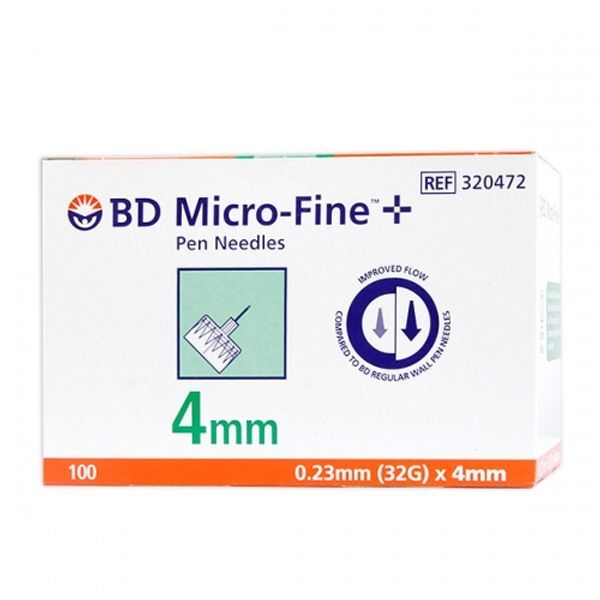 벡톤디킨슨 BD 마이크로파인 펜니들 32G 4mm (100개)