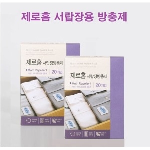 크린스타 제로홈 서랍장방충제 라벤다향 20개입 (2개)