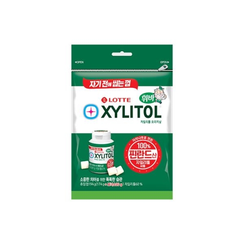 롯데제과 자일리톨 오리지날 껌 리필 183g (1개)_이미지