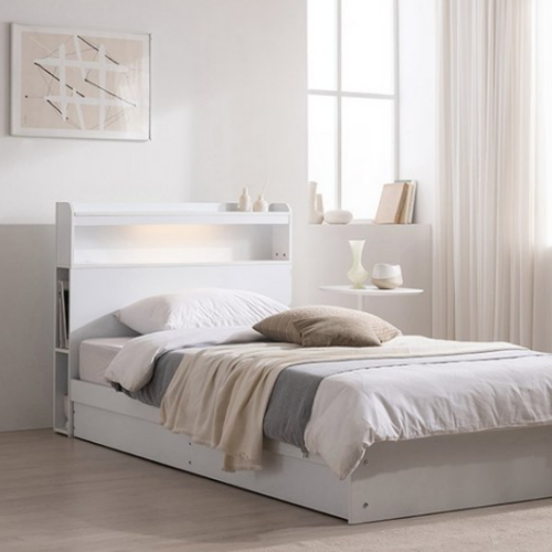 삼익가구 몰리 평상형 LED침대 SS (본넬스프링)_이미지