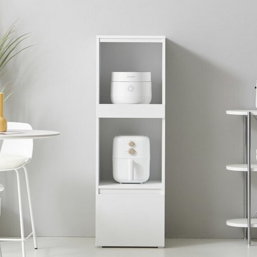 메종 슬림 인출선반 밥솥 수납장 400