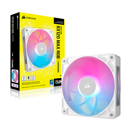 CORSAIR iCUE LINK RX120 MAX RGB (화이트)_이미지
