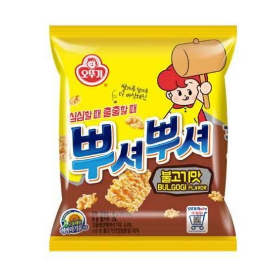 오뚜기 뿌셔뿌셔 불고기맛 90g (5개)_이미지