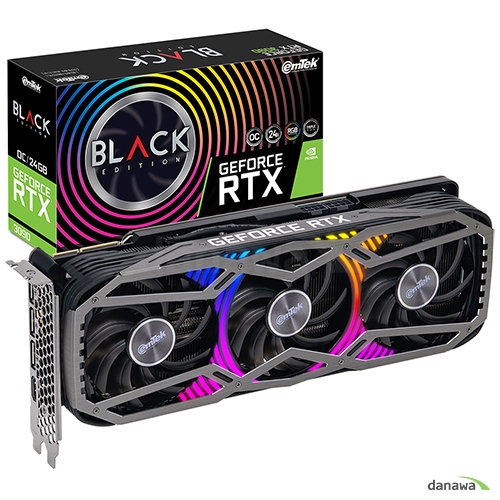 이엠텍 지포스 RTX 3090 BLACK EDITION OC D6X 24GB