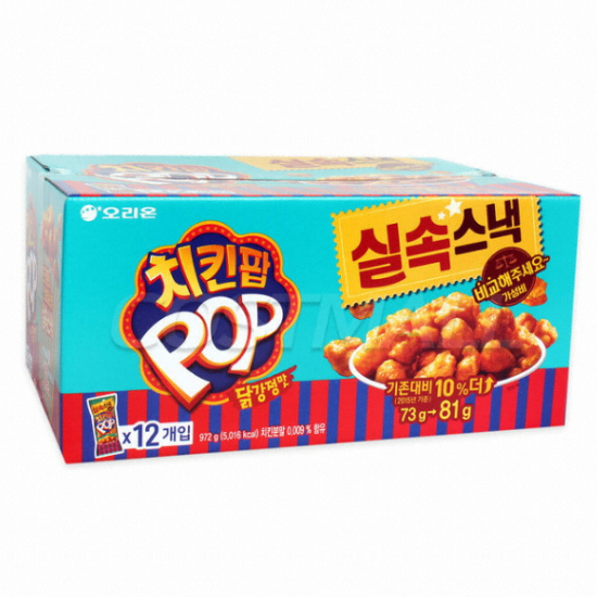 오리온 치킨팝 닭강정맛 81g (12개)_이미지