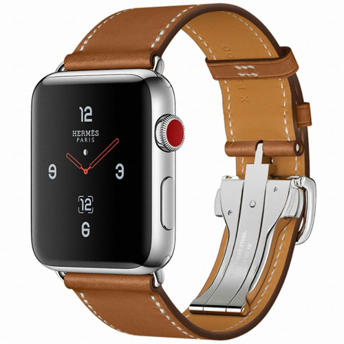 APPLE 워치 시리즈3 에르메스 42mm Cellular 스테인리스 스틸 (포브 바레이나 싱글투어 디플로이먼트 버클)_이미지