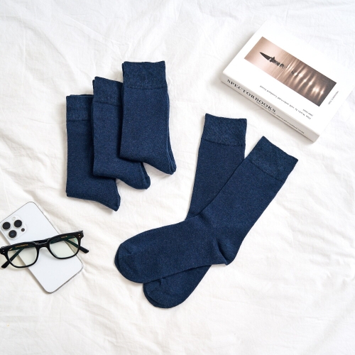 모던하우스 신사 장목 무압박 양말 4족 세트 네이비 DY0524171-BYO