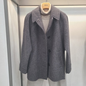 크레송 모직 하프 박시 코트 MWCMHA68_US