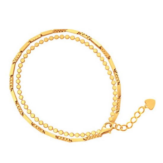 브리앙 18K 아이리스 두줄 팔찌이미지입니다. 누르면 해당 게시물로 새창이동합니다.